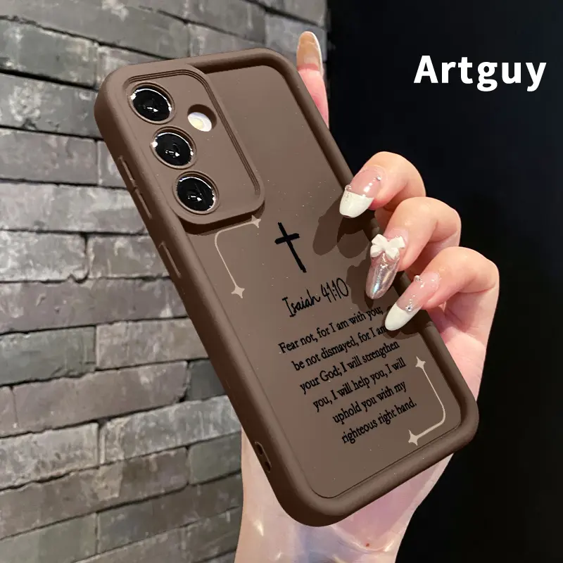 Protective Cellphone Casing, Christian Bible Isaiah Design Soft Silicone Accessory with Drop & Shock Protection for Samsung Galaxy S22/S23/S24 Ultra Plus, S25, S26 (Advanced Fashion Gift Option)