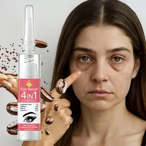 This 4-in-1 eye serum, Liquid form, Eye Care Formula, contains hyaluronic acid, caffeine, retinol, and vitamin C to firm the skin around the eyes, helping reduce wrinkles, revitalizes eyes, revealing captivating radiance