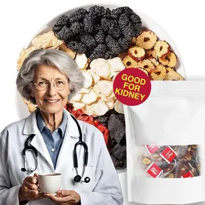 Turmeric Kidney Tea Formula - Organic Ginseng Six Treasures Tea for Men & Women, Traditional Herbal Blend for Kidney Cleanse & Natural Energy Boost