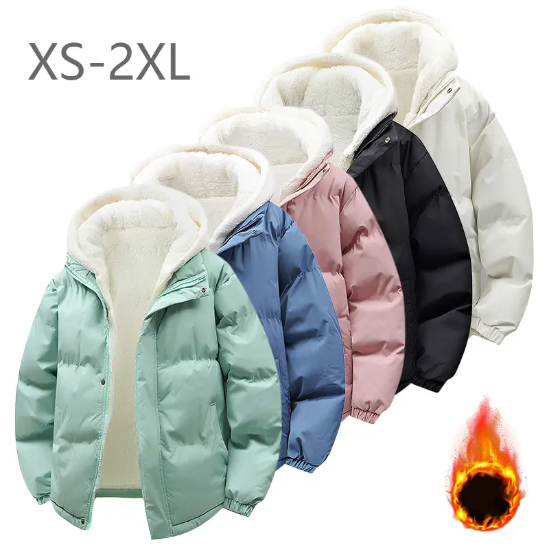 Boys’ Winter Warm Color-Block Hooded Casual Comfortable Jacket windproof new outdoor outing teen adult city