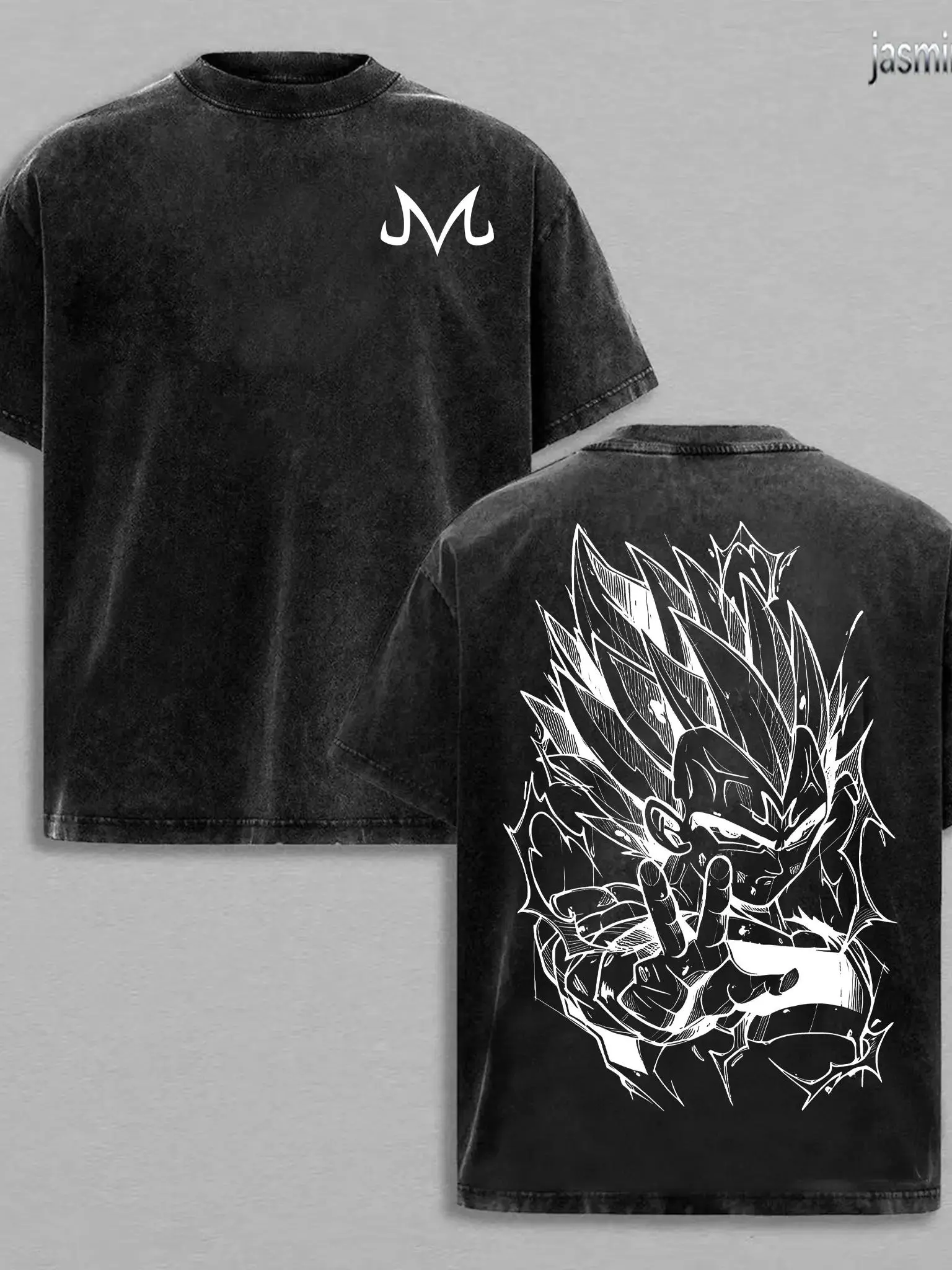 DBZ Majin Vegeta Unisex Summer outfits men streetwear 80s 90s graphic tees cotton Anime tank tops men gifts,funny graphic tee, men’s trendy t-shirts, deals, humorous, 90s, streetwear,penny tees, meme, boyfriend, good graphic