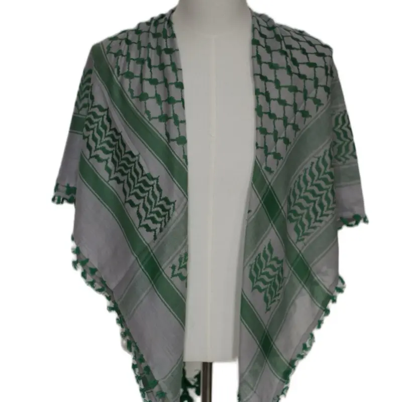 Ahla Shabab Silver & Green Hatta/Kuffiyeh