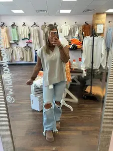 Taupe Sweater Vest