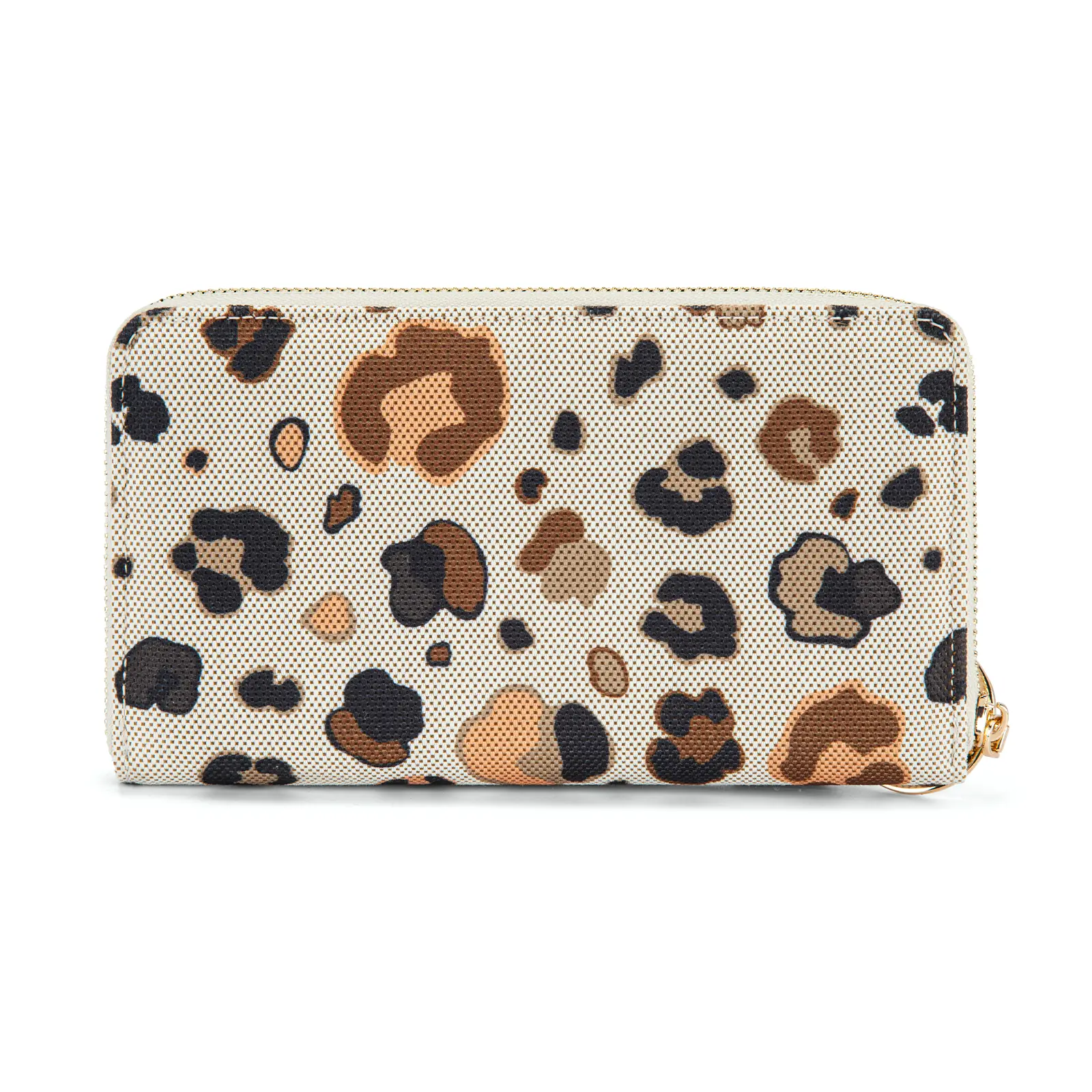 Wrangler Women’s Wristlet Wallet – Boho Aztec RFID Blocking Credit Card Holder with Zipper Pocket, Phone & Cash Organizer, Leopard Print Gift Purse