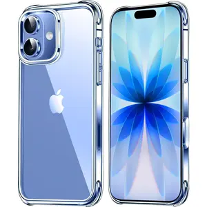 Compatible with iPhone 17 Case Clear [Not-Yellowing] [Military-Grade Drop Protection] Shockproof Protective Phone Bumper 6.3 inch