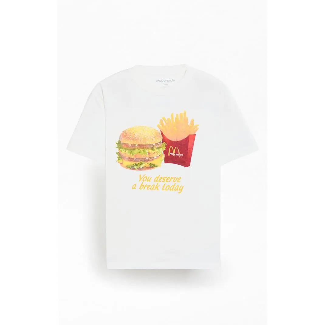 PacSun Men's Big Mac and Fries T-Shirt - Multicolor