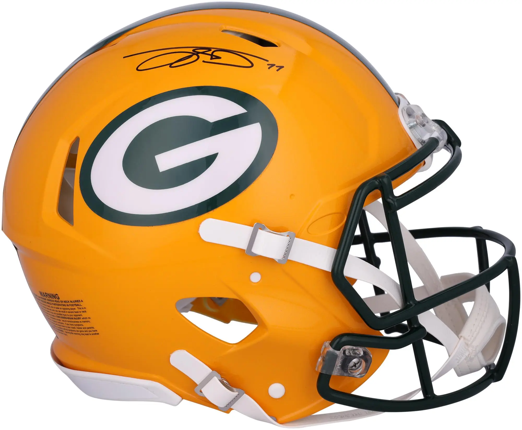 Jayden Reed Green Bay Packers Autographed Speed Authentic Helmet - Fanatics Authentic Certified