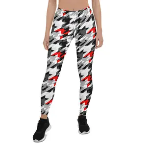 Dynamic Houndstooth Performance Leggings