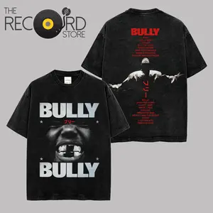 Bully - YE's 12th Studio Album Merch 2026 V3 Premium Washed Cotton T-Shirt For Ye Fans, Ye Stans Hip-Hop Shirt, Gift For Ye Fan Graphic Tee, Bully Album Fan Merch Shirt