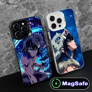 Demon Slayer Inosuke MagSafe Phone Cases For iPhone 17 16 15 14 13 12 11 Promax Pro Air Plus Translucent Colour Protective Smartphone Cover