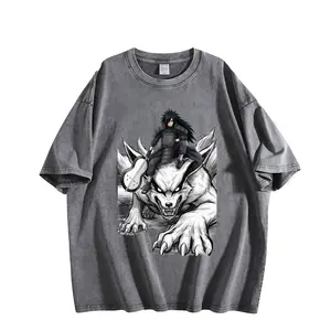 Madara Uchiha Nine Tails Washed Oversized Tee – Naruto Anime Streetwear