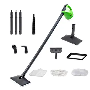 H2O Multipurpose Handheld Steam Cleaner - H2O SteamFX Pro, For Upholstery and Floor Cleaning, Comes with 12 Pieces Accessory Cleaning Tool to clean carpet, couch and more home use
