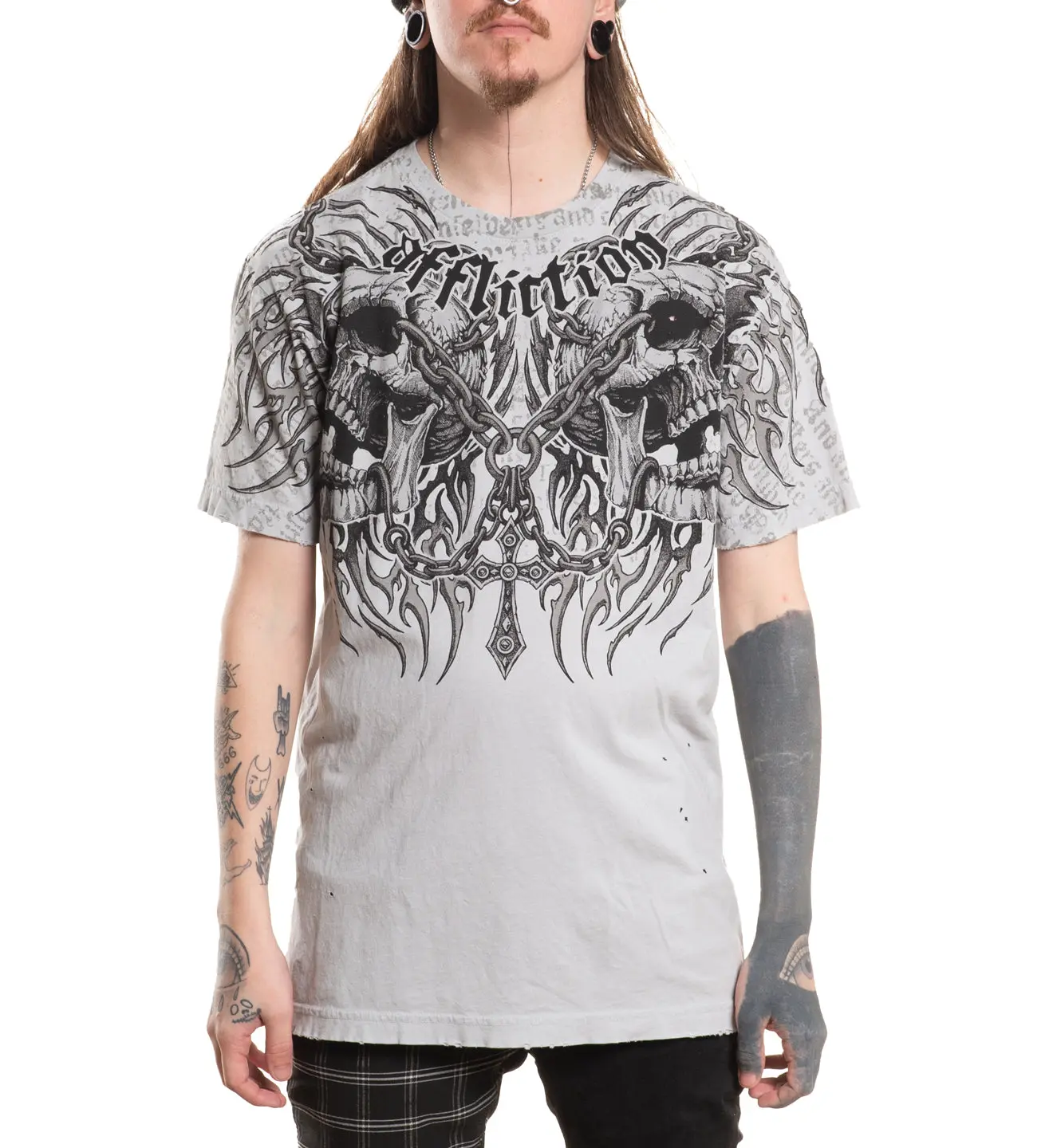 Affliction Women's T-shirt Decimation