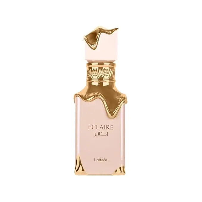 Eclaire Perfume - Elegant Gold and Pink Bottle Design for Women