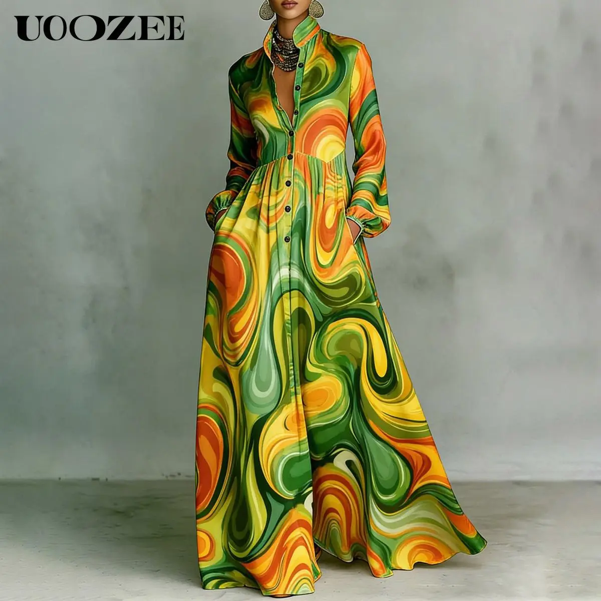 Colorful Swirl Print