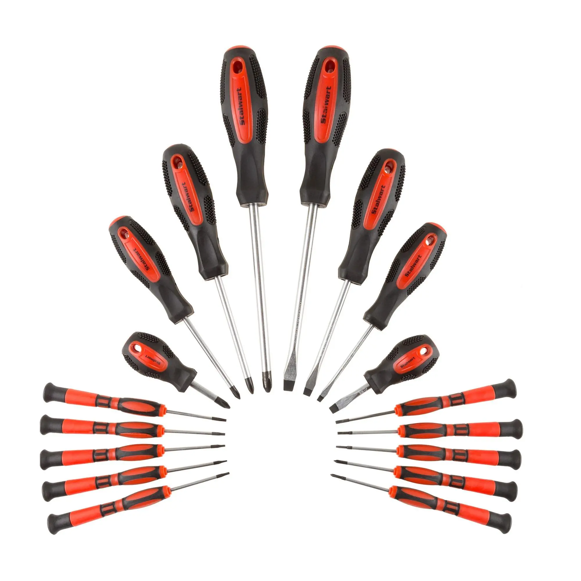 Stalwart 18-Piece Screwdriver Set with Wall Mou nt Stalwart 18-Piece Screwdriver Set with Wall Mou nt