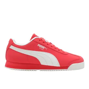 PUMA Womens Roma 24 Reversed Lace Up Sneakers Shoes Casual - Red