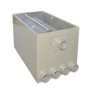 Koi Pond Macro Drum Filtration System 80 Tons 21,500 GPH with 316 Stainless Steel Filter Media, Automatic Cleaning, and Integrated Buffer Pool