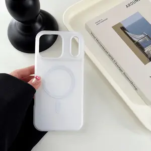 Magnetic phone case with minimalist and premium dopamine color design. Compatible with iPhone 17/16/15/14/13/12/11/Pro/Pro Max series and Samsung A15/16/17/25/26/35/36/54/56, S22/23/24/25/26/FE/Plus/Ultra series. An ideal gift choice., Accessories, Smartp