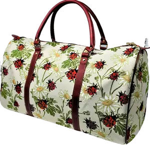 Tapestry Duffle Bag - Ladybug