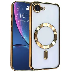 Luxury Soft Magnetic Phone Shock Resistant Protective Casefor iPhone 16E SE4 17E