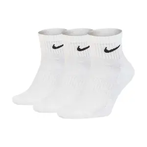 Nike Everyday Cushioned Training Ankle Socks 3-Pack Dri-FIT Technology Thick Terry Sole Ribbed Arch Band