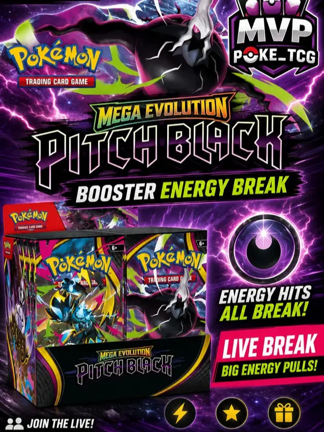 ENERGY BREAK Pokemon Mega Evolution: Pitch Black Booster