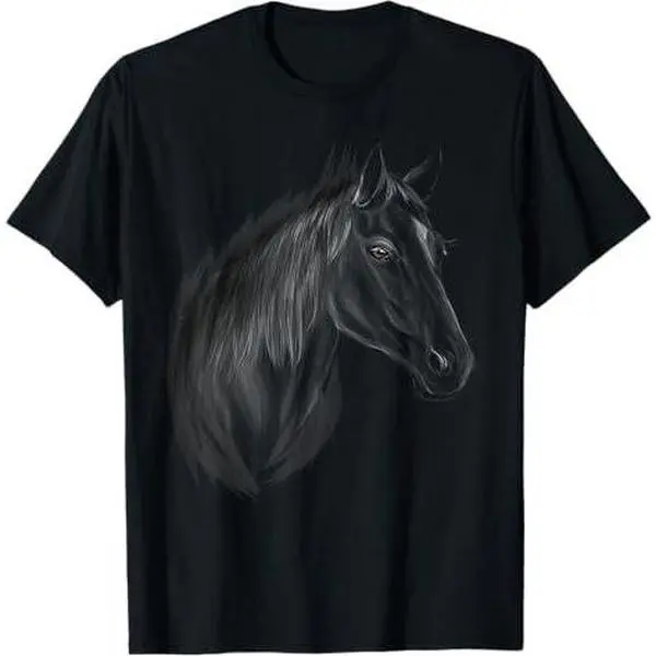 Horse Horses Black Stallion T-Shirt