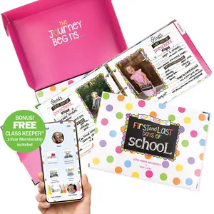 Class Keeper® School Days Memory Book + BONUS App Membership | Simple & Stylish Keepsake Album | (2) Styles Class Keeper® School Days Memory Book + BONUS App Membership | Simple & Stylish Keepsake Album | (2) Styles