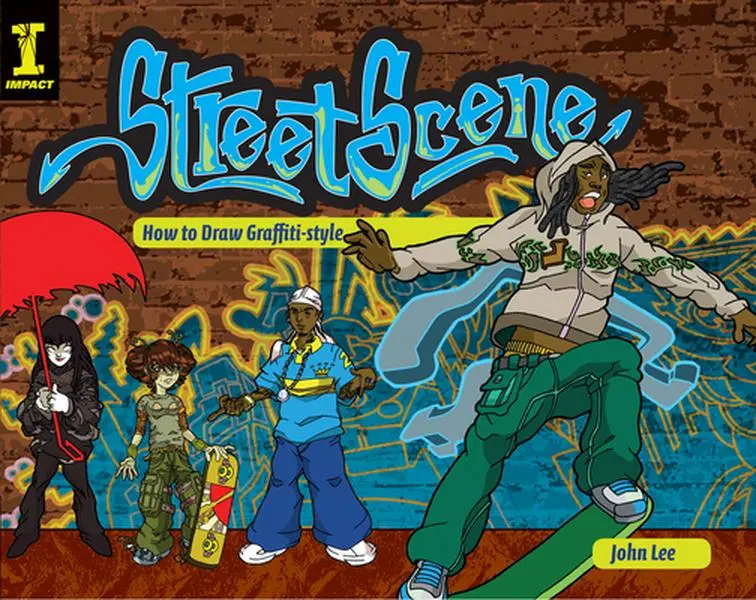 USED Book - Street Scene: How To Draw Graffiti-Style by John Lee (Paperback) - english