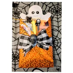 BOO BUNDLE - Blind Date with a Book Bundle "Spooky Edition" Hand Wrapped & Decorated Bookish Gifts for Her