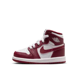Toddler's Jordan 1 Retro High OG "Artisanal Red" Wt/Team Rd (FD1413 160)
