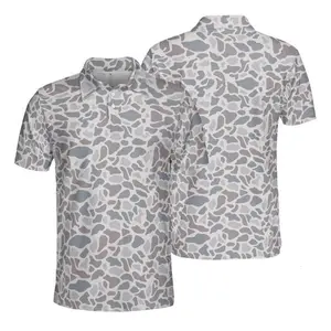 Men’s Camo Polo Shirt – Classic Style Polo, Sizes S-5XL, Perfect Gift for Him, Trendy Looks