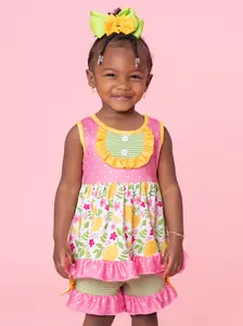 Lemon Blossom Breeze Ruffle Outfit