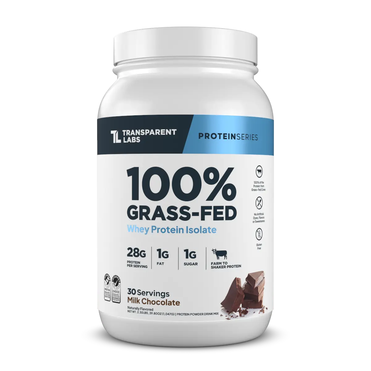 Transparent Labs Grass Fed Whey Protein Isolate