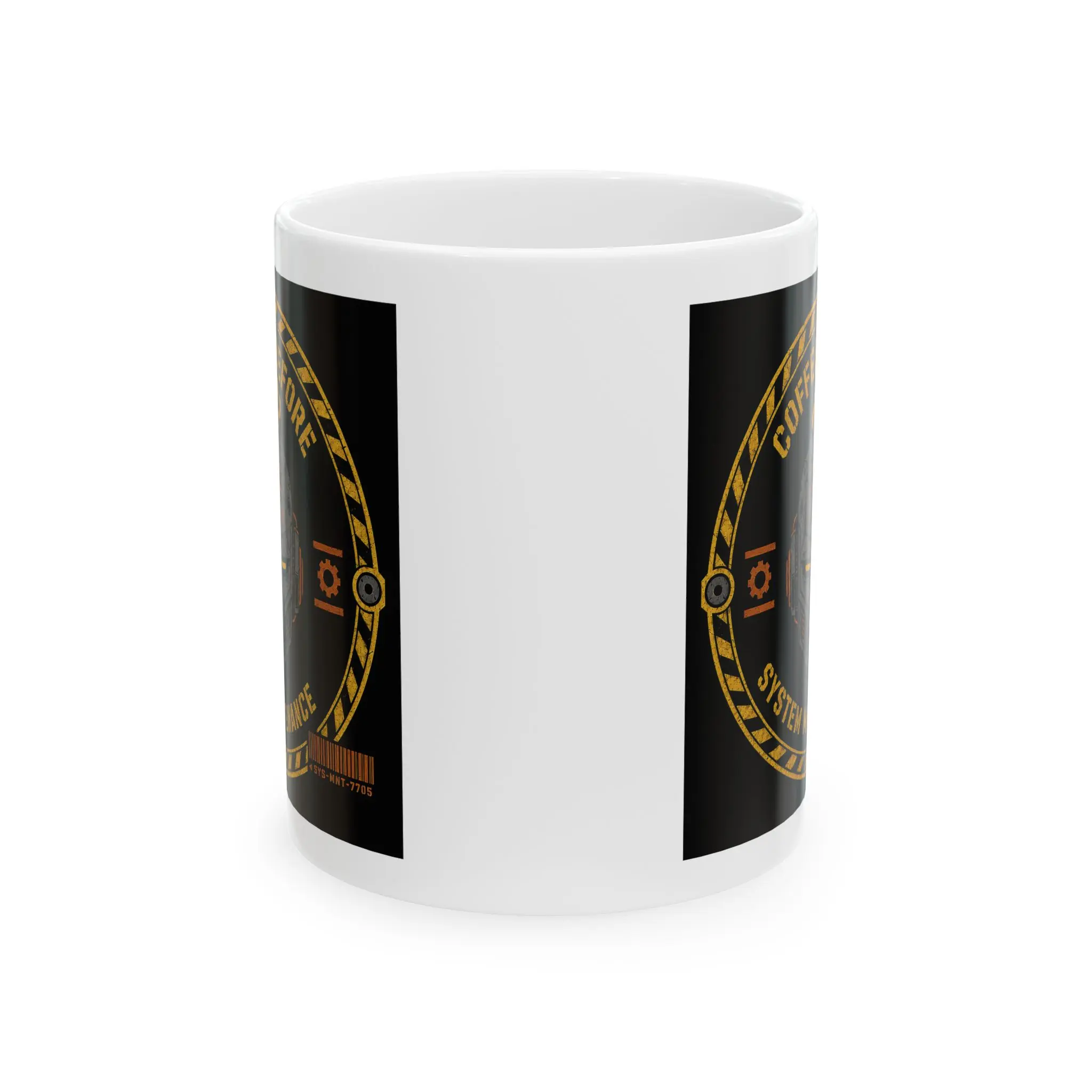 Coffee Before System Maintenance Mug – Futuristic Sci Fi Coffee Cup for Programmers, Gamers, Engineers & Nerds