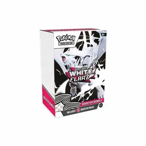 Pokémon Trading Card Game White Flare Booster Bundle Includes 6 Booster Packs for Collectors and Players