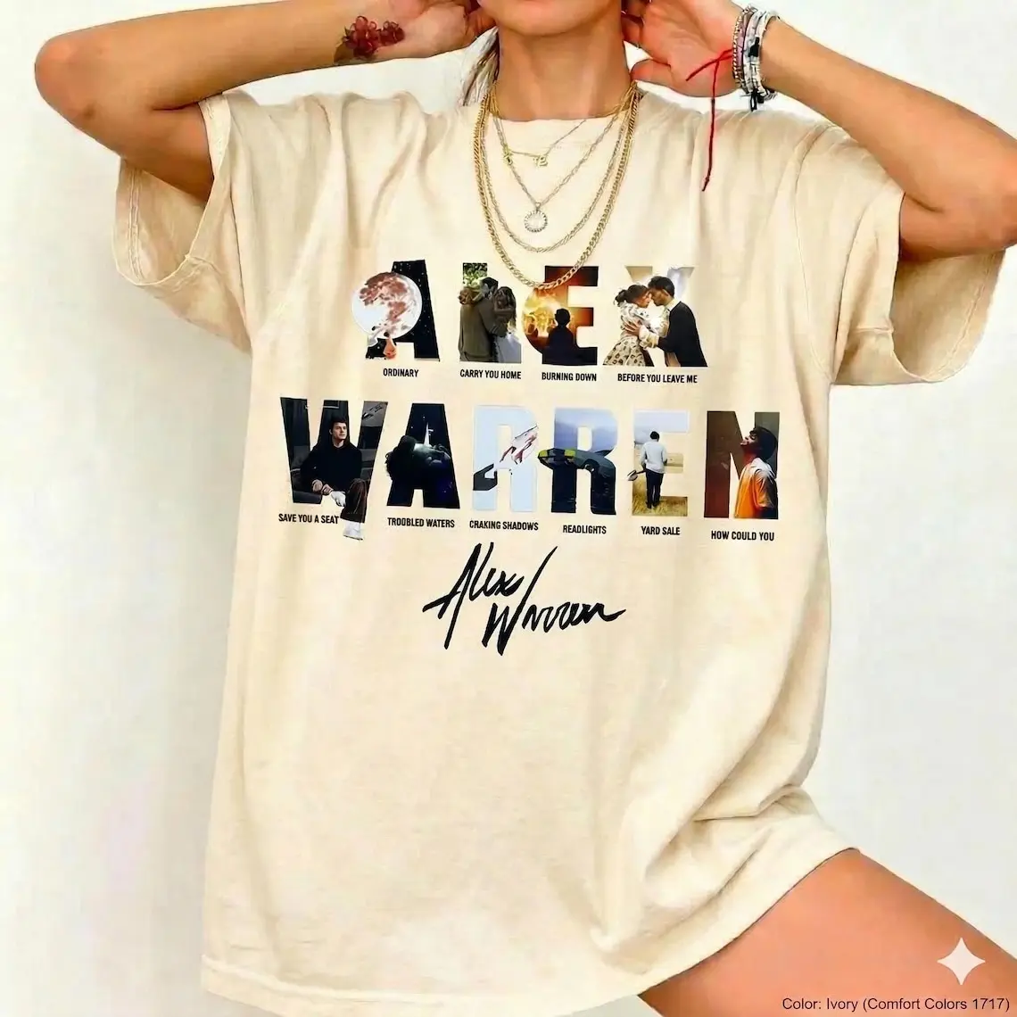Comfort Colors Alex Warren Music Tour 2026 Inspired Shirt, Retro 90s Alex Warren Tour Concert Vintage Shirt Alex Warren Merch 2026