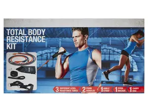 Total Body Exercise Resistance Tube Kit - Model 02-71665 - Includes 3 Resistance Tubes