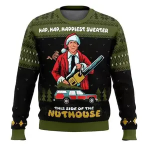National Lampoon's Christmas Vacation 3D Ugly Sweater HALLOWEEN GIFT BEST PRICE