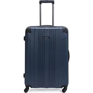 Cole REACTION Out of Bounds Lightweight Hardshell 4-Wheel Spinner Luggage, Naval, 28-Inch Checked