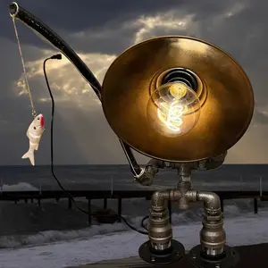 Pipe man fishing lamp
