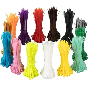 4-Inch Colored Plastic Cable Ties, 1400 PCS Assorted Sizes Mix Pack of 14 Colors, Durable Reliable Connectors for Home, Indoor/Outdoor Use (Home Improvement, Electrical Wiring Applications)