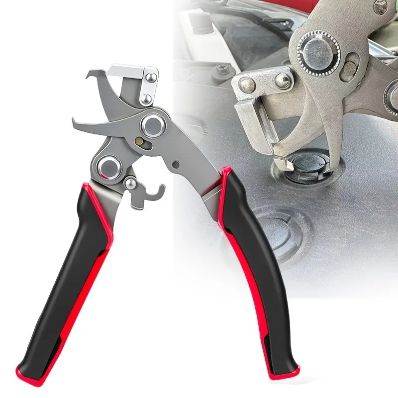 Steel Snap Pliers Fastener Remover, Snap Ring Pliers, Ergonomic Grip for Mechanics, Ideal for Garage Workshop, Perfect for Automotive Repair Enthusiasts, Stainless Steel Pliers