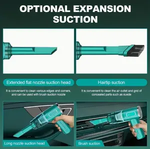 Rechargeable Cyclone Vacuum Cleaner - Portable, Handheld, Wireless, and Cordless Car Vacuum with Strong Suction Power, Dust Catcher, and Long-Lasting Battery Life for Quick and Easy Car Cleaning