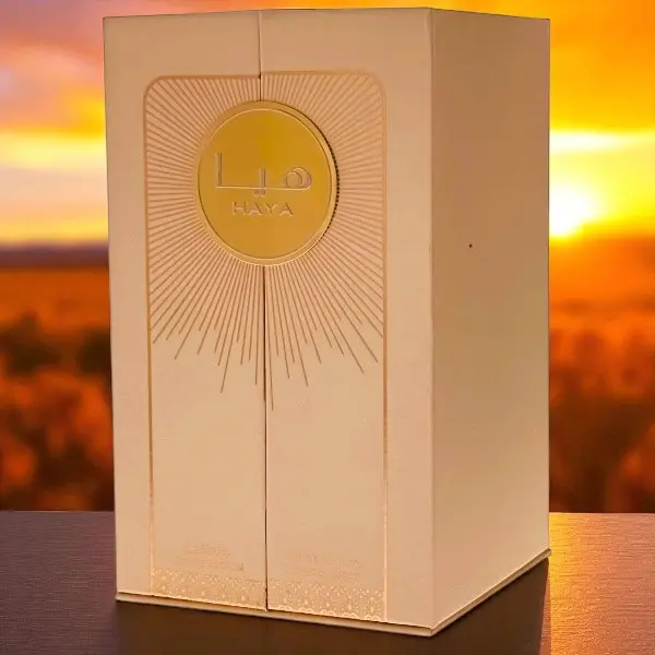 Perfume Lattafa Haya Eau de Parfum Spray for Women 3.4 Ounce Elegant Fragrance Bottle Regular Edition Classic Scent Experience