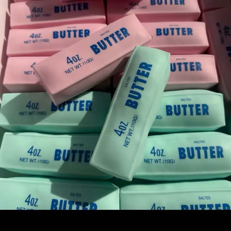 2026 Classic Original Crunchy Butter Squishy, Unique Crisp Texture Butter Bar Fidget Toy, Realistic Food Stress Reliever Suitable for Desk Display & Collection