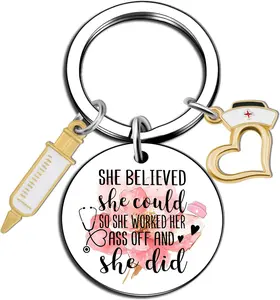 Keychain For Nurses Nurse gifts -Nurse Graduation Gift for Women -Nurse Keychain Week Gifts Graduation Presents for Nurses Appreciation Gift Nursing Graduation Gifts