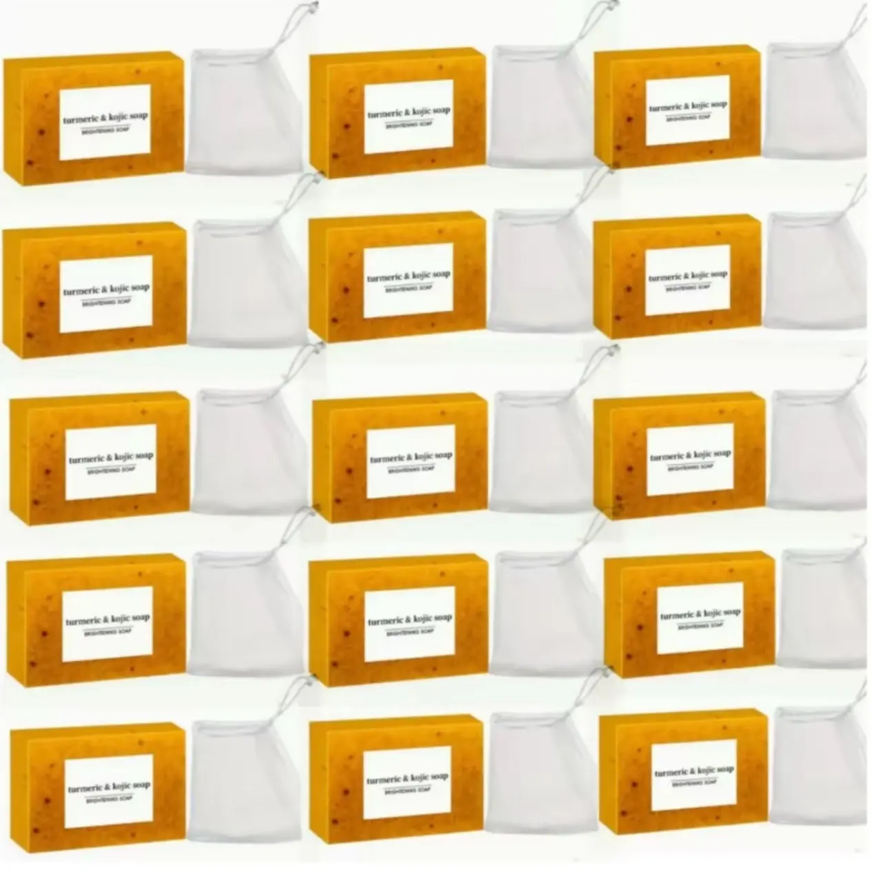 15 Counts Soap + 15 Counts Soap Bag