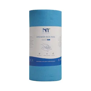 NT Dreams 12'' x 12'' x 75 pieces/roll Reusable Microfiber Cleaning Cloth Roll – Large Size, Extra Absorption, Long-Lasting Durability, Eco-Friendly for Kitchen, Windows, Bathroom, and Floor Use - Towels